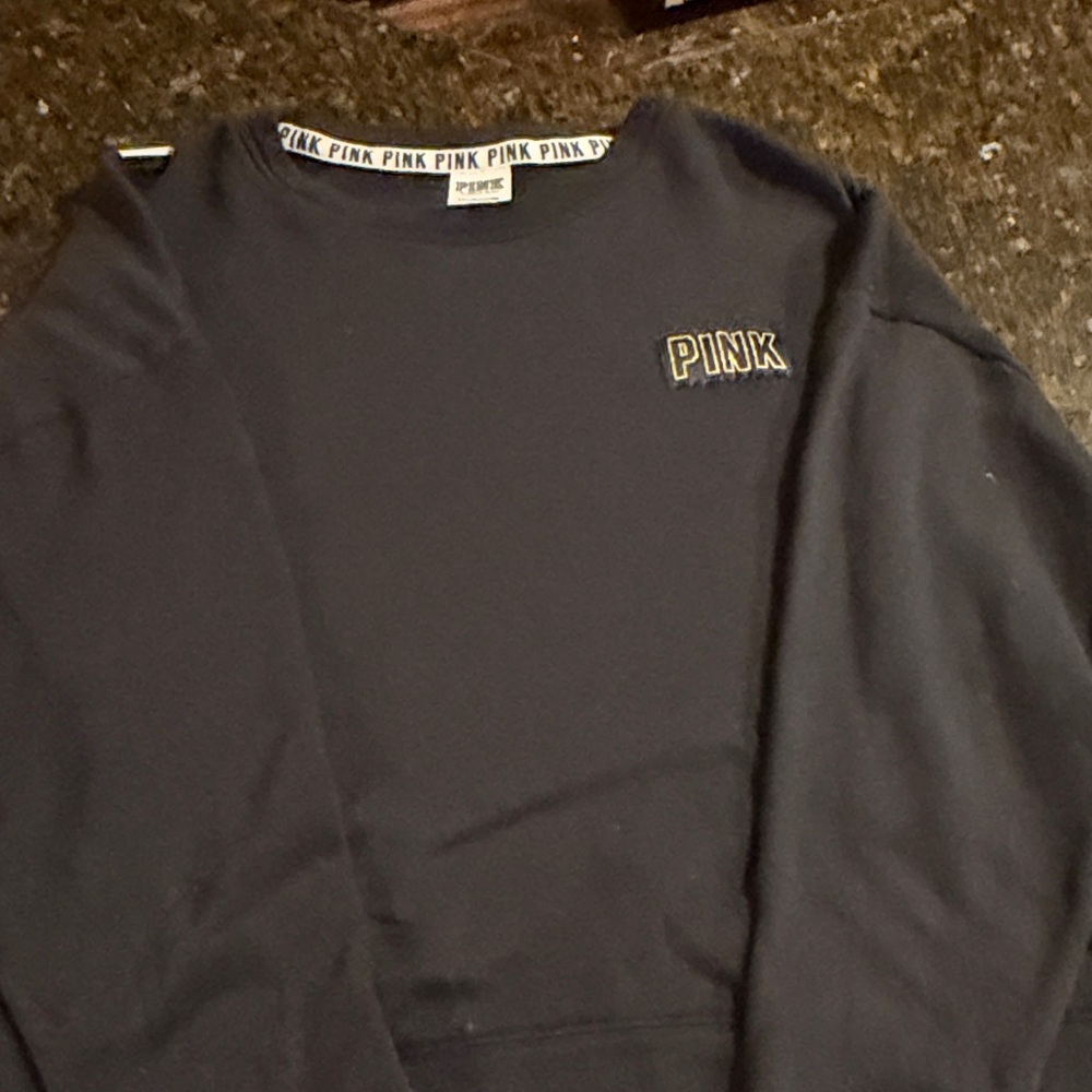 Victoria's Secret Pink Black Sweater